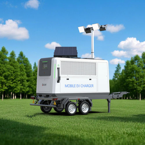 Faro móvil con función de almacenamiento de energía y cargador (versión PV) para actividades al aire libre
