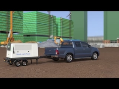 Generador de luz portátil de 2 kW para exteriores 180 kW Estación de carga Torre de luz móvil