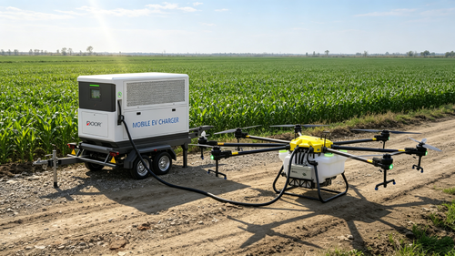 Últimas noticias de la empresa sobre How Mobile EV Charger Systems Support Drone Operations When the Power Grid Fails
