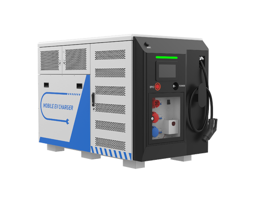 Estación de carga móvil para vehículos eléctricos de 100KW, cargador de emergencia portátil para camiones y furgonetas de 170A