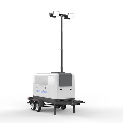 Un buen precio. 4000W 150000LM Torre de iluminación LED móvil con entrada de CA 135Kw Luces generadoras portátiles en línea